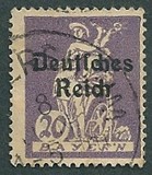 [Postage Stamps from Bayern Overprinted "Deutsches Reich", タイプ AE]