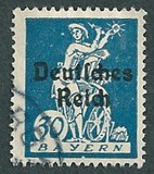 [Postage Stamps from Bayern Overprinted "Deutsches Reich", タイプ AE1]