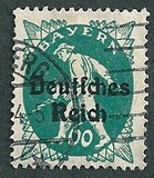 [Postage Stamps from Bayern Overprinted "Deutsches Reich", type AF1]