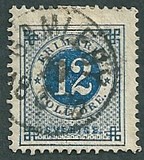[Numerals in Circle - Different Perforation, タイプ F16]