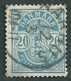 [Coat of Arms - Large Corner Numbers, tegund I3]