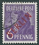 [BERLIN in Red Overprint on "Allied Occupation Zone" Stamps, type B1]