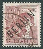 [BERLIN in Black Overprint on "Allied Occupation Zone" Stamps, tegund A13]