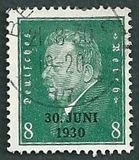 [No. 407 & 414 Overprinted "30 Juni 1930", ประเภท DI]