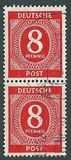 [1a edizione del Consiglio di controllo alleato - A Berlino e nella zona sovietica valido fino al 1948-07-31 - Filigrana: DEUTSCHE POST multipla, discendente , Scrivi A6]