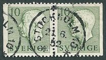 [King Gustaf VI Adolf of Sweden - Without Imprint, type DB]