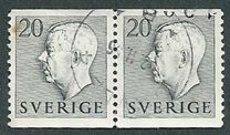 [King Gustaf VI Adolf of Sweden & Tree Crowns - Without Imprint, Tip DB9]