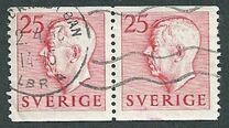 [King Gustaf VI Adolf of Sweden & Tree Crowns - Without Imprint, Tip DB12]