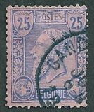[King Leopold II (1835-1909) - (Engraved by: Louis-Eugène Mouchon), type W]