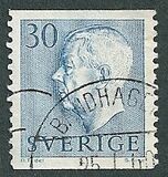 [King Gustaf VI Adolf of Sweden - New Engravement with Imprint, type EE4]