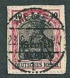 [German Empire Postage Stamps Overprinted "Memelgebiet", type A5]