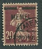 [French Postage Stamps Overprinted "MEMEL" and Surcharged, प्रकार B4]