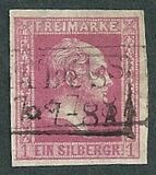 [King Friedrich Wilhelm IV. Smooth Background, Typhographed, प्रकार B]
