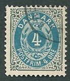 [Royal Emblem - New Drawing - Value in "ØRE" - Different Perforation, tyyppi G18]