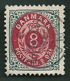 [Royal Emblem - New Drawing - Value in "ØRE" - Different Perforation, tyyppi G19]