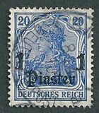 [German Empire Postage Stamps Surcharged - Inscription: "DEUTSCHES REICH" - Watermarked, Вид E2]