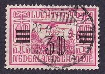 [Airmail - Airplanes over Landscape Stamp of 1928 Surcharged, type M5]