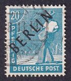 [BERLIN in Black Overprint on "Allied Occupation Zone" Stamps, type A7]