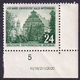 [The 450th Anniversary of Halle University, type BM]