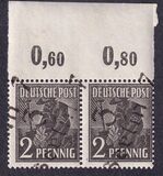 [Joint Allied Occupation Zones Stamps Handstamped, סוג A]