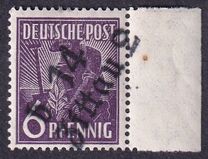 [Joint Allied Occupation Zones Stamps Handstamped, סוג A1]