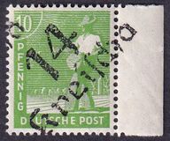 [Joint Allied Occupation Zones Stamps Handstamped, סוג A3]