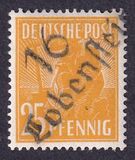 [Joint Allied Occupation Zones Stamps Handstamped, סוג A9]