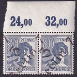 [Joint Allied Occupation Zones Stamps Handstamped, סוג A15]