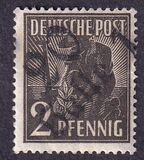 [Joint Allied Occupation Zones Stamps Handstamped, tyyppi A]