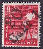 [Joint Allied Occupation Zones Stamps Handstamped, tyyppi A2]