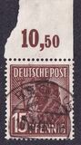 [Joint Allied Occupation Zones Stamps Handstamped, tyyppi A5]