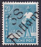 [Joint Allied Occupation Zones Stamps Handstamped, tyyppi A7]