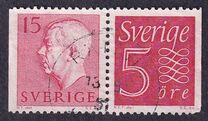 [King Gustaf VI Adolf of Sweden - New Engravement with Imprint, type EE1]