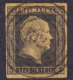 [King Friedrich Wilhelm IV - Hatched Background, Engraved, type A5]