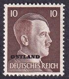 [German Empire Postage Stamps Overprinted "OSTLAND", typ A6]