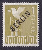 [BERLIN in Black Overprint on "Allied Occupation Zone" Stamps, type A16]