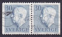[King Gustaf VI Adolf of Sweden - New Engravement with Imprint, type EE4]