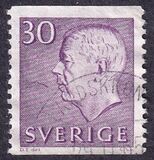 [King Gustaf VI Adolf of Sweden & Tree Crowns - New Colors and Values, Tipi FA57]