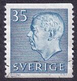 [King Gustaf VI Adolf of Sweden & Tree Crowns - New Colors and Values, Tipi FA60]