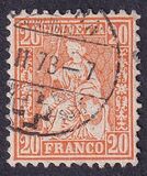 [Helvetia - New Design - Value in Corners - White Paper, type K4]