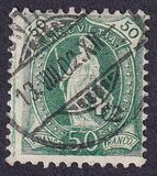 [Svizzera in piedi - Carta: bianca - Filigrana: Marchio di controllo 1 (croce all'int. dell'ovale), Scrivi M9]