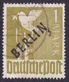 [BERLIN in Black Overprint on "Allied Occupation Zone" Stamps, type A16]