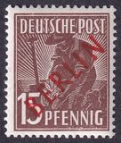 [BERLIN in Red Overprint on "Allied Occupation Zone" Stamps, type B4]