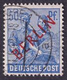 [BERLIN in Red Overprint on "Allied Occupation Zone" Stamps, type B9]
