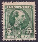 [King Christian IX, 1818-1906 - Vertical and Horizontal Lines in Background in Oval, type N]