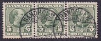 [King Christian IX, 1818-1906 - Vertical and Horizontal Lines in Background in Oval, type N]