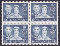[The 25th Anniversary of the Marriage of King Frederik IX and Queen Ingrid, 类型 EA1]