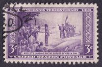 [The 300th Anniversary of the Arrival of French Explorer Jean Nicolet at Green Bay, Wisconsin, type IY]