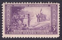 [The 300th Anniversary of the Arrival of French Explorer Jean Nicolet at Green Bay, Wisconsin, type IY]