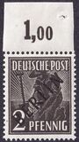 [BERLIN in Black Overprint on "Allied Occupation Zone" Stamps, veids A]